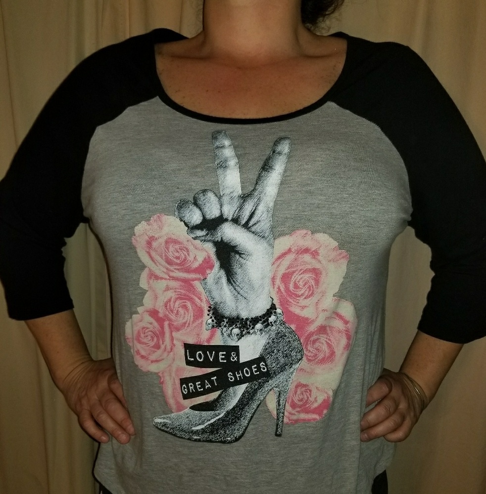 Lane Bryant 3/4 Sleeve T